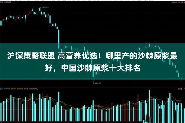沪深策略联盟 高营养优选!哪里产的沙棘原浆最好,中国沙棘原浆十大排名